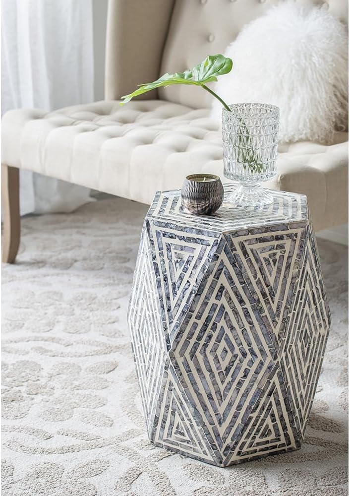 Hexagon Accent Side Table
