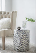 Hexagon Accent Side Table