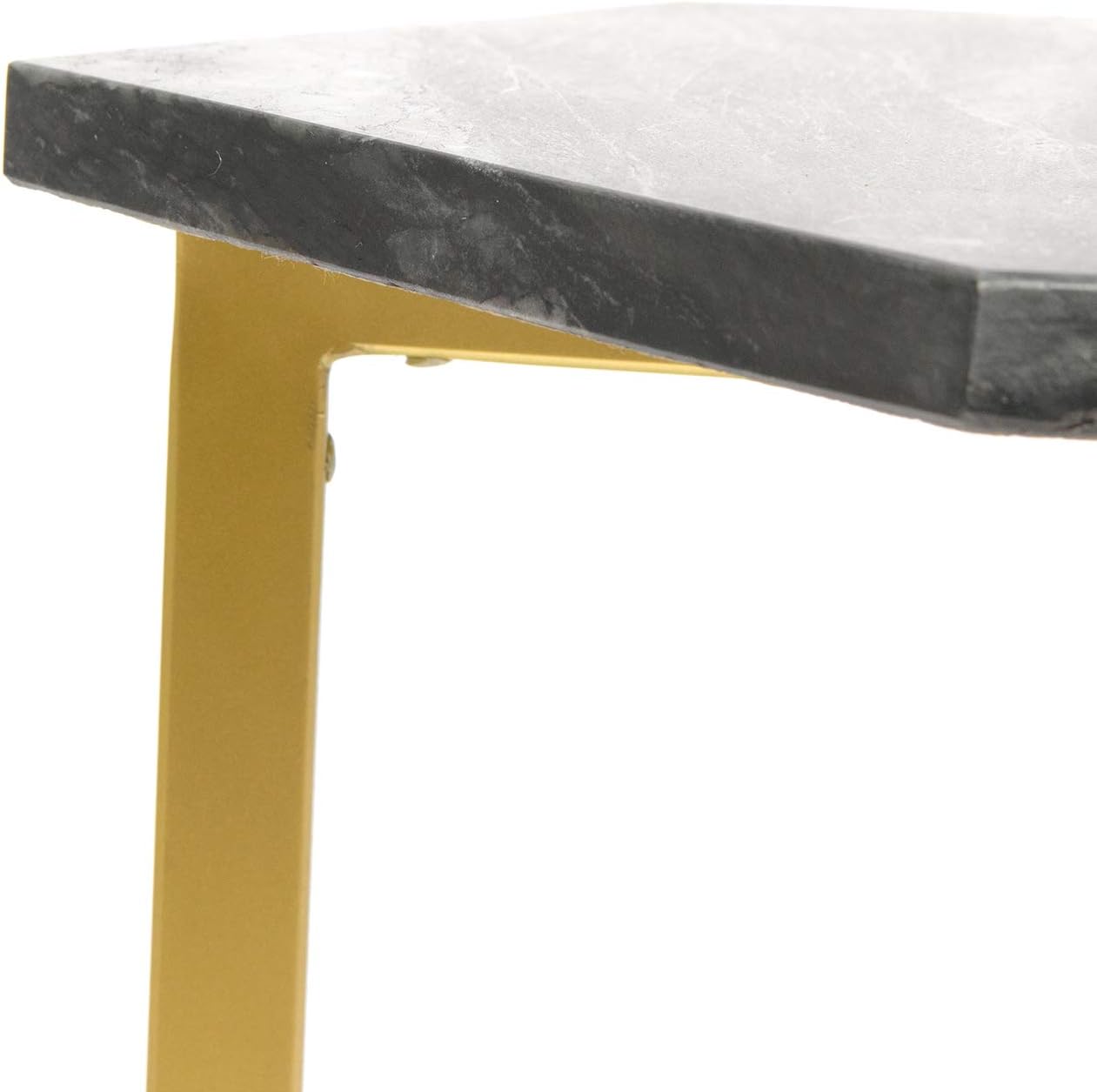 Black Marble Hexagon Table