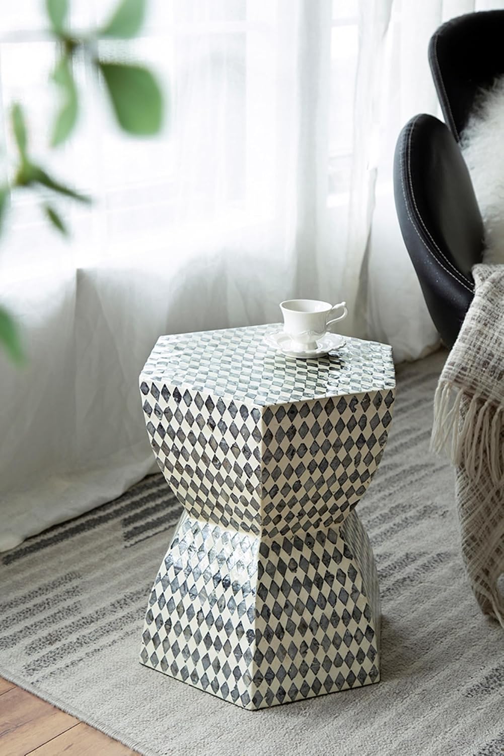 Hexagon Accent Stool