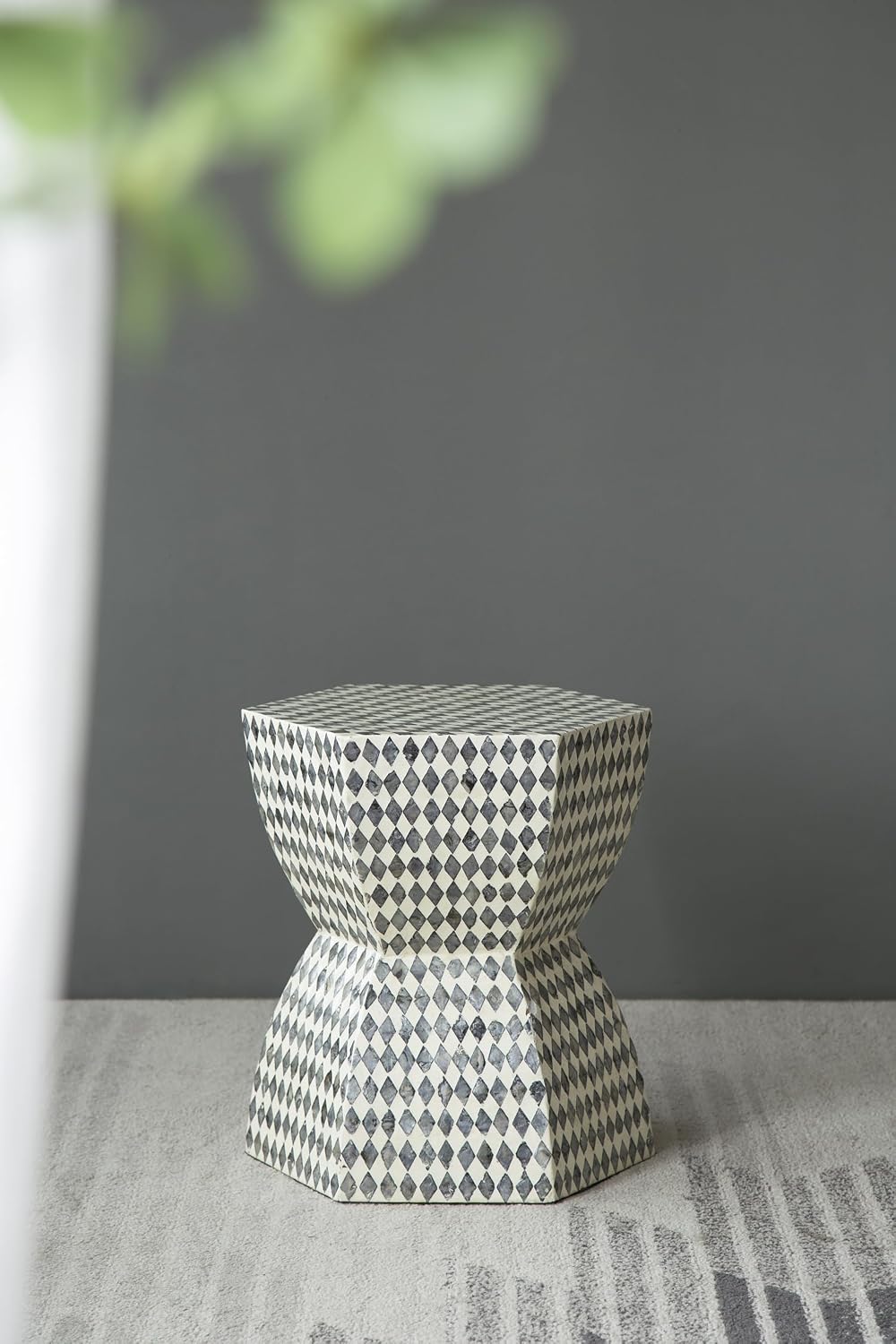 Hexagon Accent Side Table