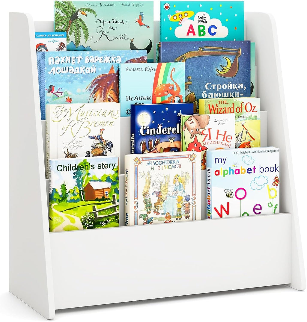 White Kids Bookcase