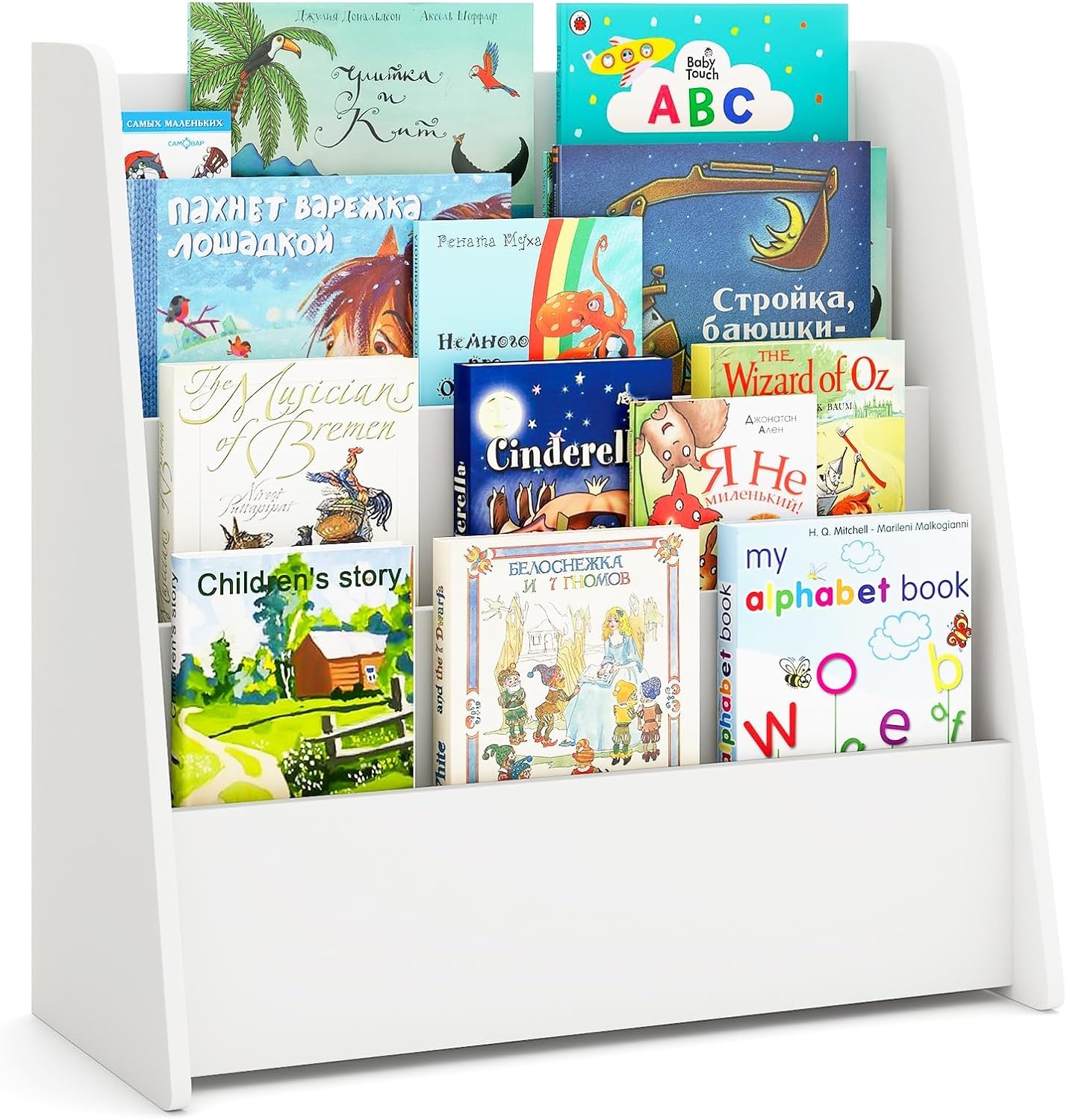 White Kids Bookcase
