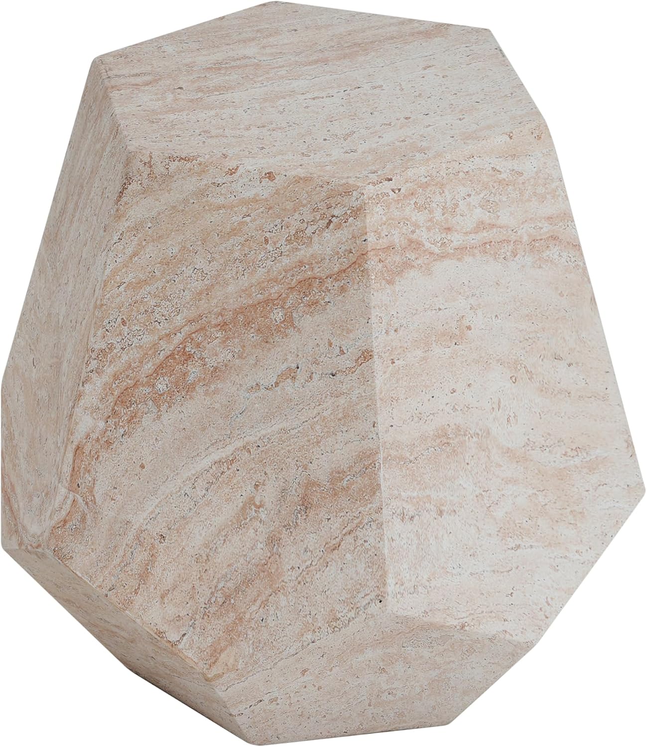 Beige Hexagonal Coffee Table