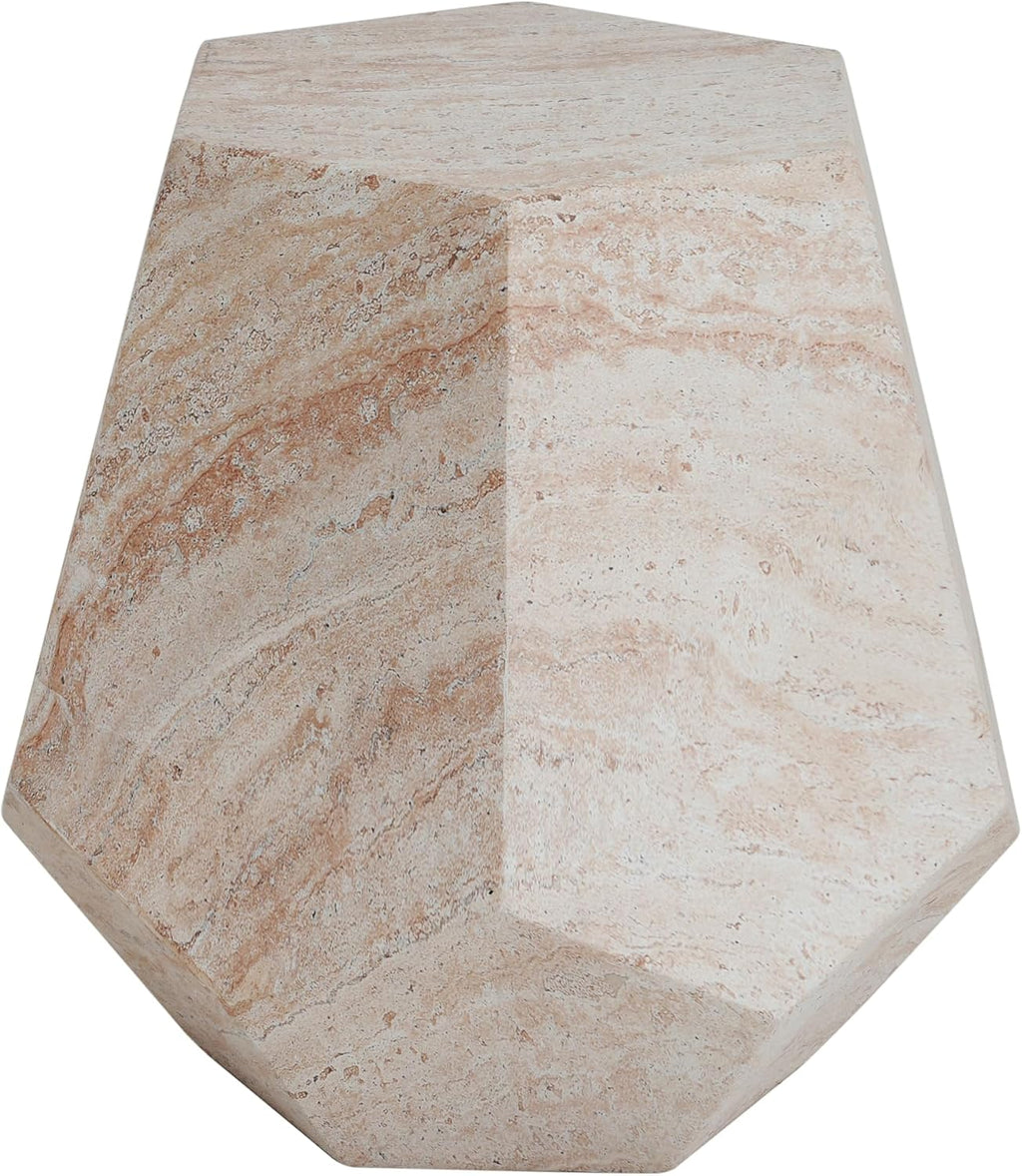 Beige Hexagonal Coffee Table