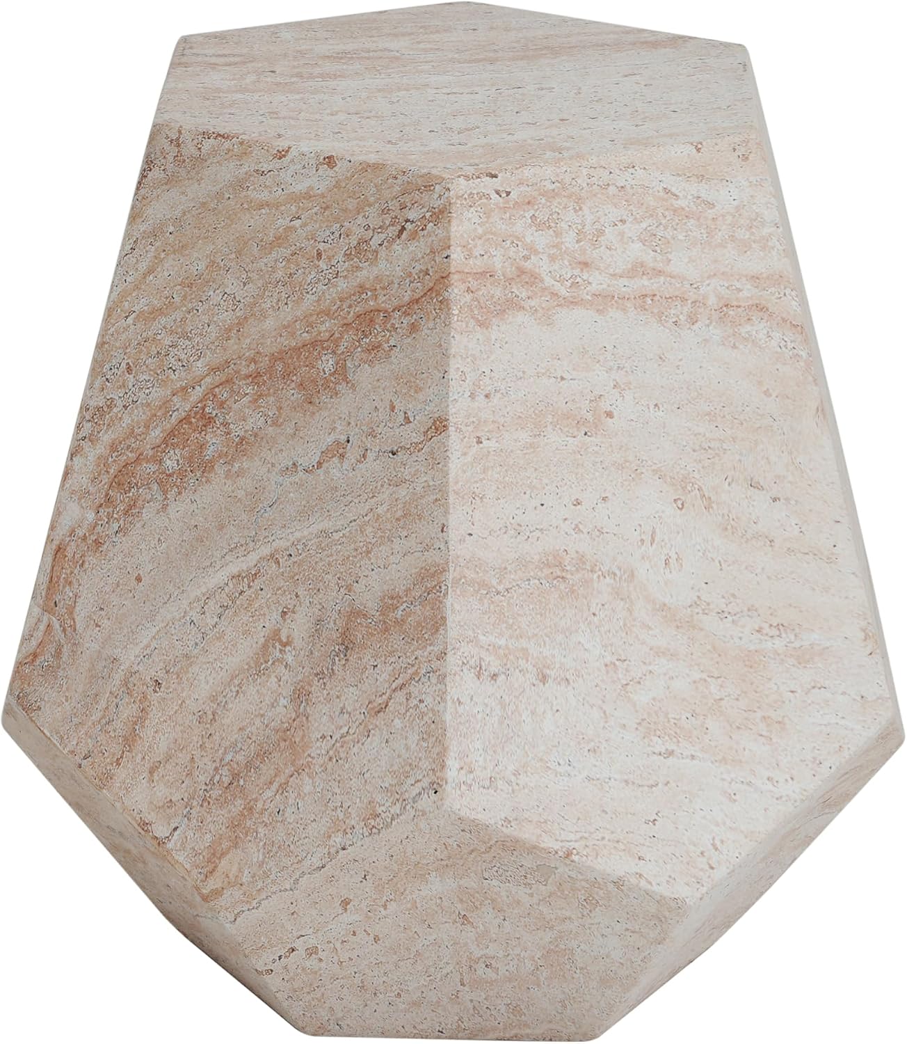 Beige Hexagonal Coffee Table