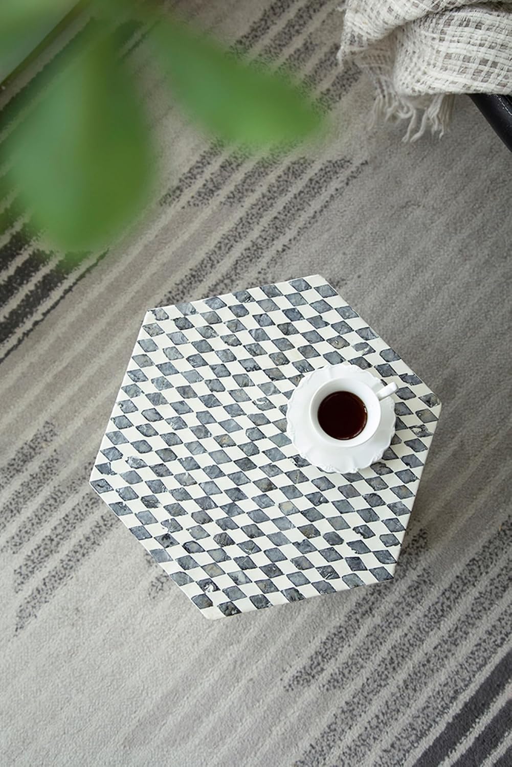 Hexagon Accent Stool