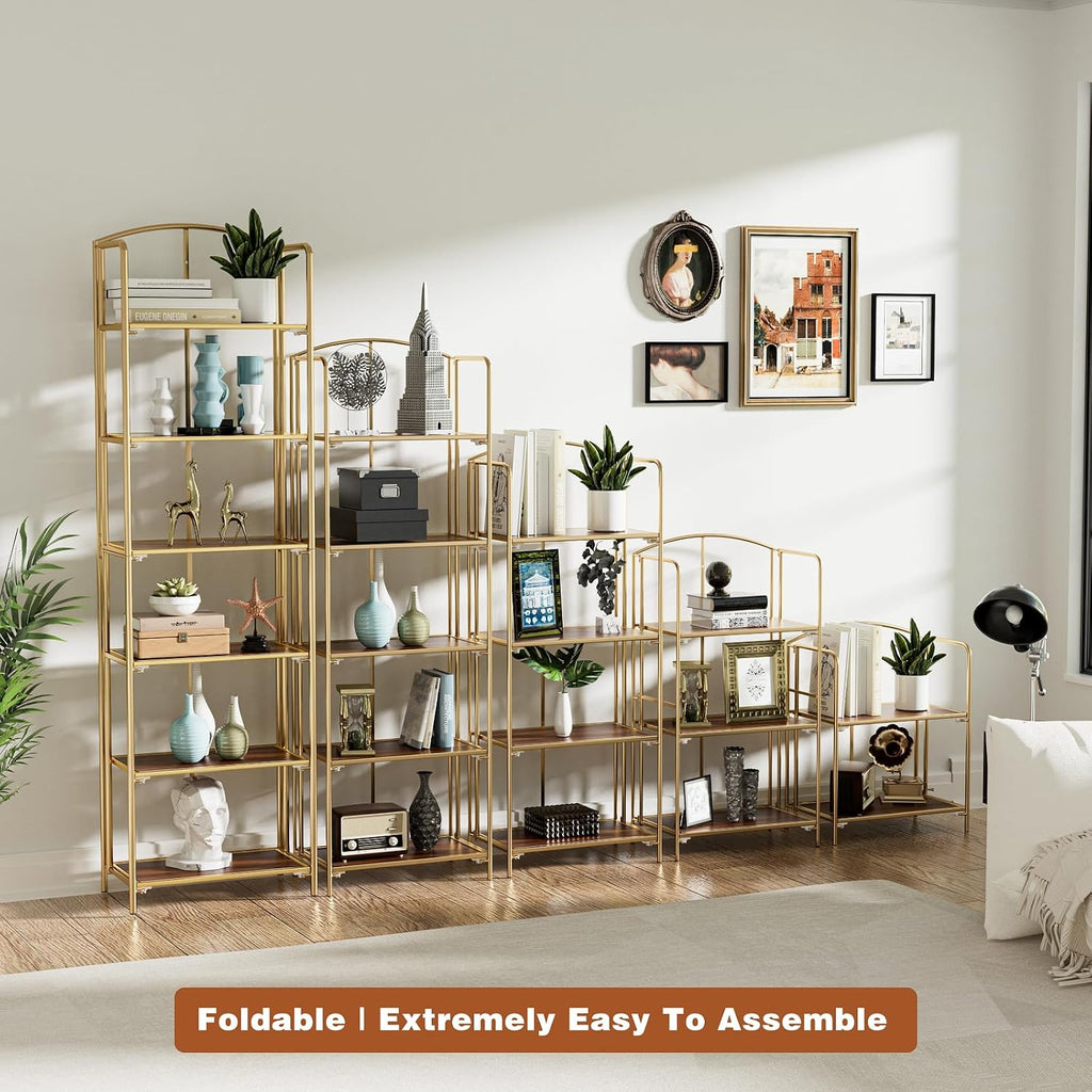 Gold Foldable Bookshelf