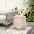 Beige Hexagonal Coffee Table